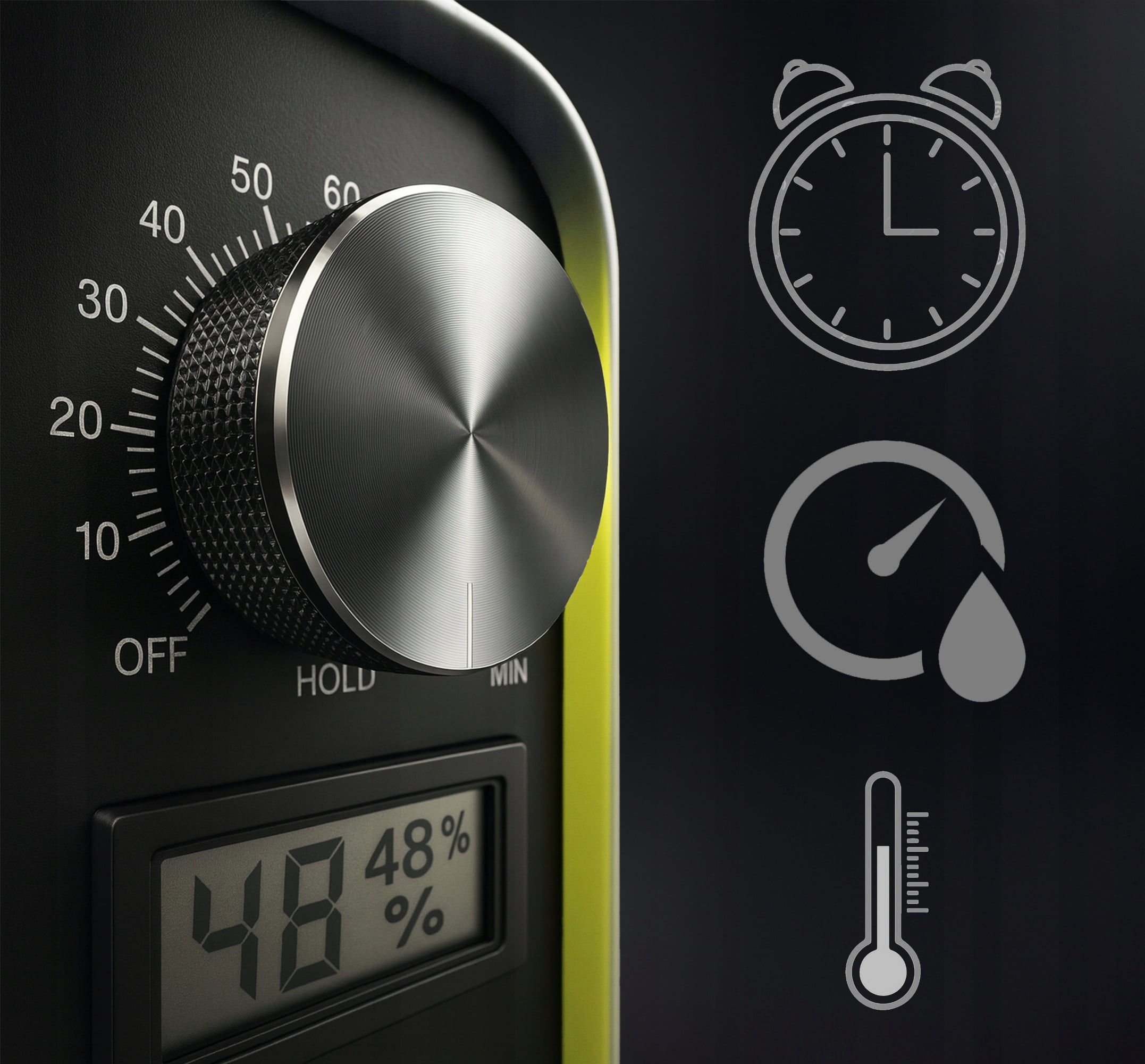 Termometr i wilgotnościomierz LCD